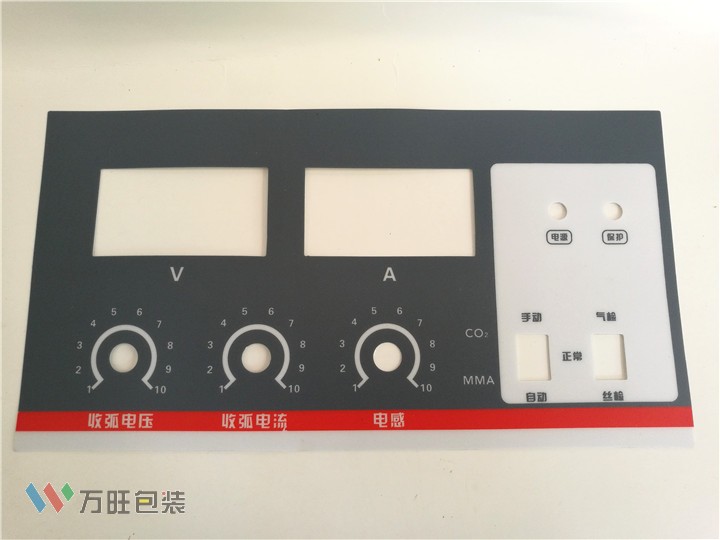 电机壳操作指示面板 面贴面膜贴 选用优质PVC磨砂面