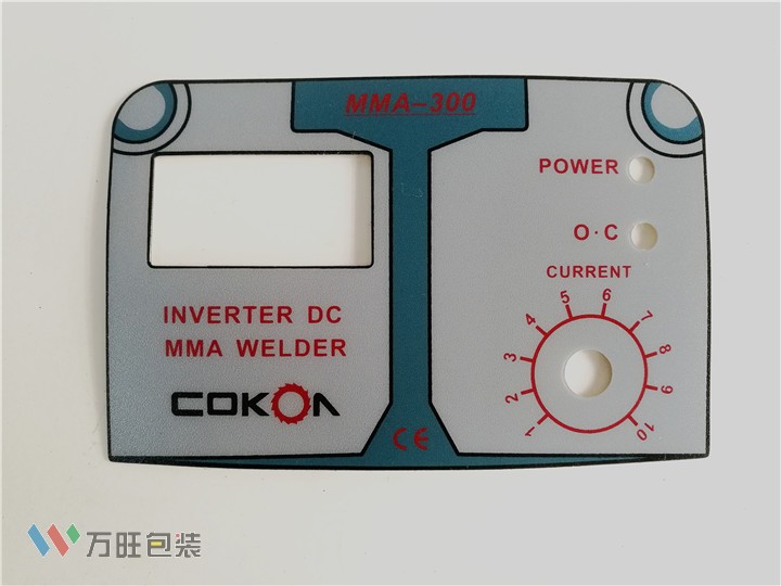 厂家定做薄膜开关 按键 PVC PC 面板打样 仪器仪表面贴 面膜标牌
